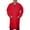 Red, variant on Panda Uniform by HeedFit Unisex 40" Lab Coat, S, Red