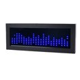 thumbnail image 1 of Music Spectrum Display Analyzer, Rhythm Light Sound Control for Gaming Musicians, Mic Pickup Wired Input, Wood Frame, Real time Display Time, 302x35x116mm, 1 of 7