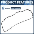 thumbnail image 5 of Unique Bargains Valve Cover Gasket No.1327040F00 for Nissan 240SX 1989-1990 Cylinder Head Valve Seal Gasket, 5 of 7