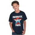 thumbnail image 5 of USA American Patriotic Papa Smurf Boys Kids T Shirt Tees Tops Teen Brisco Brands X, 5 of 6