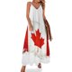 thumbnail image 1 of Vestido sin mangas con bandera canadiense vestidos de verano mujer 2024 vestidos de fiesta elegantes para mujer 2024 vestidos de fiesta 2024, 1 of 7