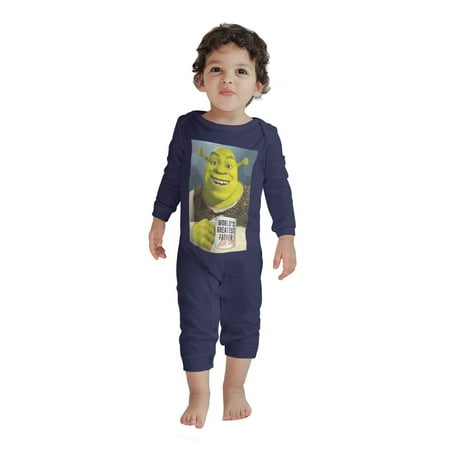 

Shrek Baby Crawler Boy Girl Rompers Bodysuit Long Sleeve Jumpsuit Playsuit One Piece Outfit Clothes