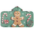 thumbnail image 5 of Yayeee Kids Hooded Towels Toddler Soft Absorbent Beach Bathing Wrap 50" x 23.5", Christmas Gingerbread, 5 of 5