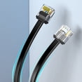 Cat6 Flat Thin Ethernet Wire 10GB Short Body Cable Computer Router Line ...