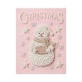 thumbnail image 2 of MInHoues Christmas Pearl Painting DIY Kit, Pink Background Festive Pattern Dot‑Art Hand‑Craft Set, Xmas Decoration for Greeting Card Making to Freinds, Snowman, 2 of 6
