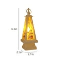 thumbnail image 3 of Teissuly Christmas Lighted Decor Battery Include Clear LED Lights Hanging Lantern Christmas Tree Pendant Novel Props Light for Xmas Party Home Decor Teissuly WER202310061324, 3 of 6