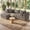 Gray, variant on 104 Inch Corduroy Boneless Couches,L-Shaped Modular Sectional Sofa with Removable Ottoman and Deep Seat,No Assembly Required,Black