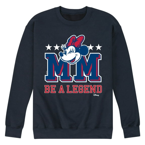 Disney - Minnie Mouse - Be A Legend - Men's Crew Neck Fleece Pullover
