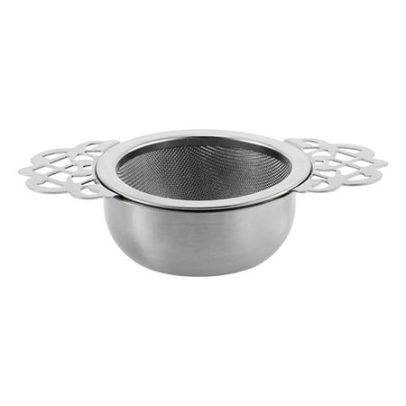

Gwong 2Pcs Tea Strainer Solid Color Filtering Lightweight Double-layer with Handle Tea Stirring Filter Household Accessories