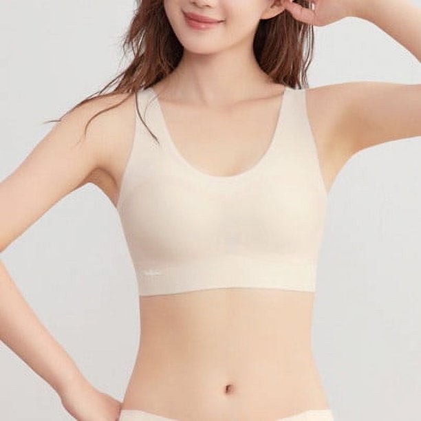 Xihbxyly Sujetador Deportivo para Mujer, Diseño Sin Aros de Acero, Ajuste Cómodo Que Absorbe Los Impactos, Estilo Sexy y Atractivo, Ropa de Dormir Deportiva, Ideal para Fitness, Running y Yoga, Esenc