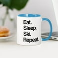 thumbnail image 3 of CafePress - Eat Sleep Ski Mugs - 11 oz Ceramic Mug - Novelty Coffee Tea Cup, 3 of 4