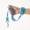 Clear Sky Blue [Reflective-Short Style], variant on Three Tree Hands-Free Dog Leash with Reflective Stitching, Adjustable Waist Belt Pet Lead for Running and Walking
