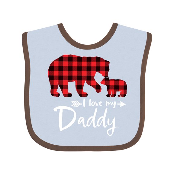 Inktastic I Love My Daddy Boys or Girls Baby Bib