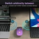 thumbnail image 2 of Mouse CC Store LED inalámbrico Bluetooth 5.1 y 2.4 GHz negro-morado, 2 of 8