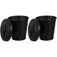 thumbnail image 1 of Milisten 2pcs Small Trash Can Desktop Garbage Bin Multipurpose Storage Buckets Garbage Containers, 1 of 6