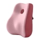 thumbnail image 2 of Almohada de soporte para la espalda alta, almohada lumbar de alta densidad, cojín de espuma viscoelástica para la espalda, para silla de computadora, Rosa, 2 of 8