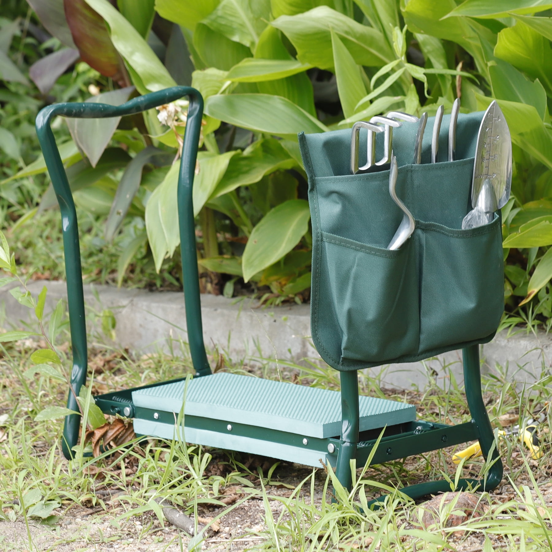 Zeny Folding Garden Kneeler Work Stool with EVA Pad and Tool Zeny Folding Garden Kneeler Work Stool with EVA Pad and Tool