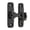 B, variant on Barn Door Lock, Sliding Door Flip Latch Security Bolt Lock, Anti Slip Twist Bar Barn Door Latch Hardware, Privacy Swing Bolt Lock for Closet Cabinet Sliding Gate Indoor Storage Door Safety Fixing