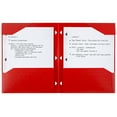 thumbnail image 3 of Five Star 2-Pocket Stay-Put Plastic Folder, Fire Red (333420B-WMT22), 3 of 7