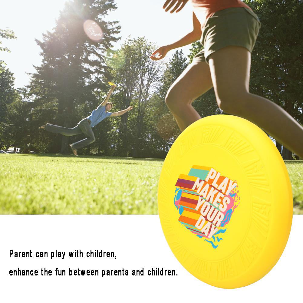Playing Throwing And Catching Toy PU Flying Disc Children Flying Disc Outdoor 