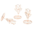 thumbnail image 4 of Porte-Cartes de Table, 20 Pcs Porte-Cartes de Table Ultra Réactif, 4 of 14