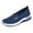 Navy, variant on Slip-On Walking Shoes for Women, Lightweight Knit Upper with Memory Foam Insole, Comfortable Athletic Shoes for Errands & Travel Navy 36