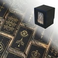 thumbnail image 6 of GARENDE Card Deck Box Decks Case Game Card Case Card Holder Card Storage Box for 100+ Cards for Album Baseball Card Collectible Cards Black Blue, 6 of 9
