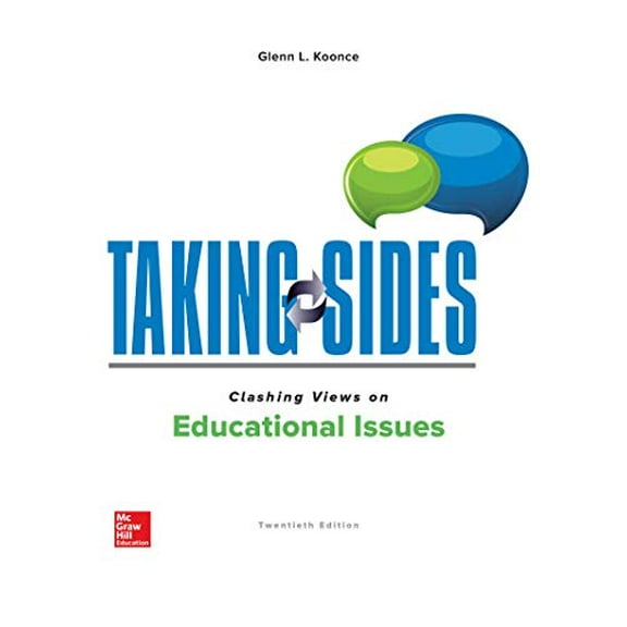Pre-Owned Taking Sides: Clashing Views on Educational Issues (Paperback) 1260494241 9781260494242