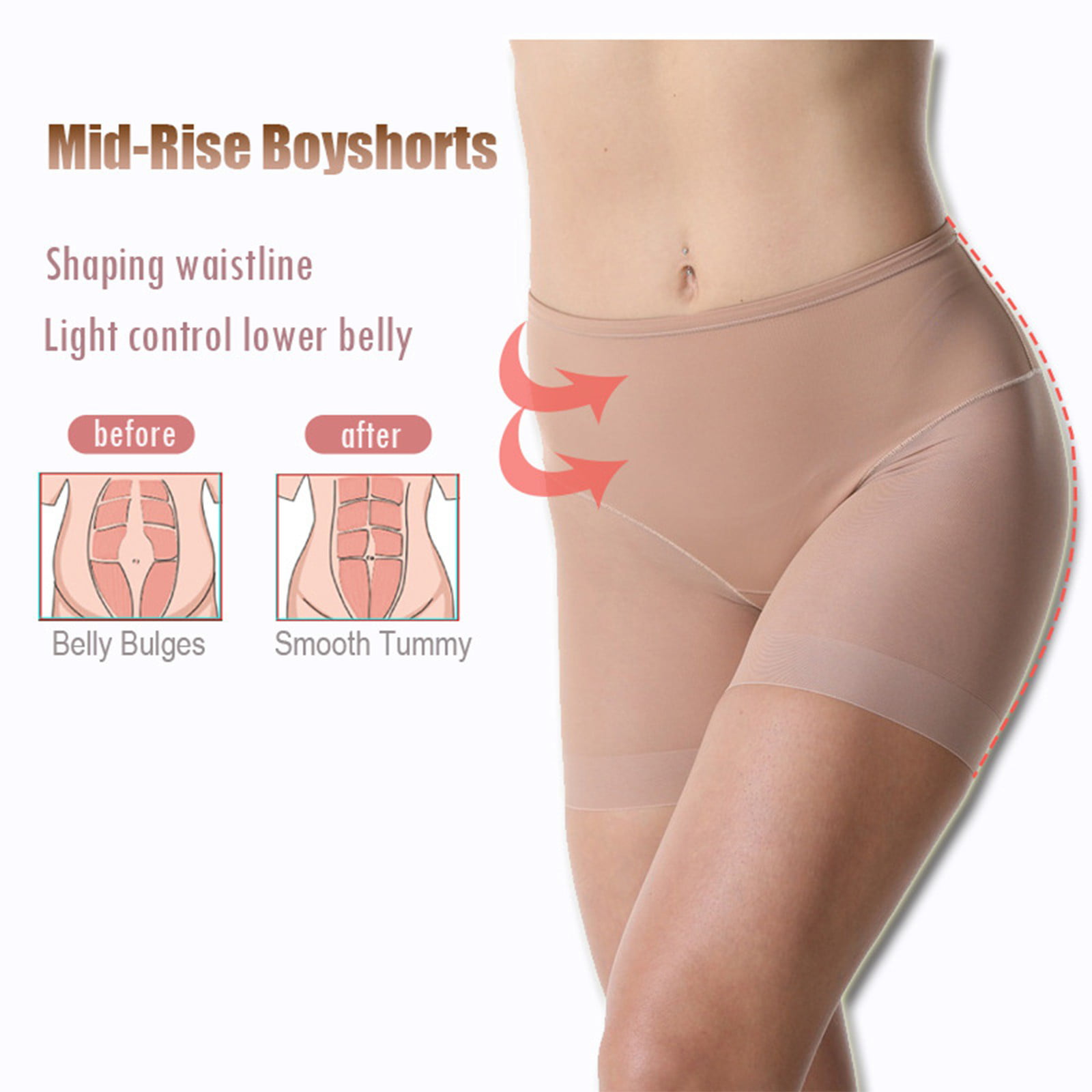 High Waist Shorts Seamless Underwear Bike Leggings Stretch Panties Briefs |  eBay