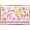 Gold Framed Version, variant on Hello Kitty and Friends: 2024 Garden Doodle - Flowers Wall Poster, 22.375" x 34" Framed