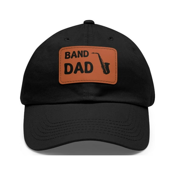 Band Dad Hat Cap Strap Back Marching Band Saxophone One Size Adjustable