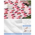 thumbnail image 6 of Strawberry Beach Towels Oversized Super Absorbent, Pink Spring Summer Rustic Floral Fruit Lightweight Bath Towel Quick Dry Sets For Bathroom/Pool/Rv Camping/Beach Play/Gym Room/Picnic 31"x62", 6 of 8