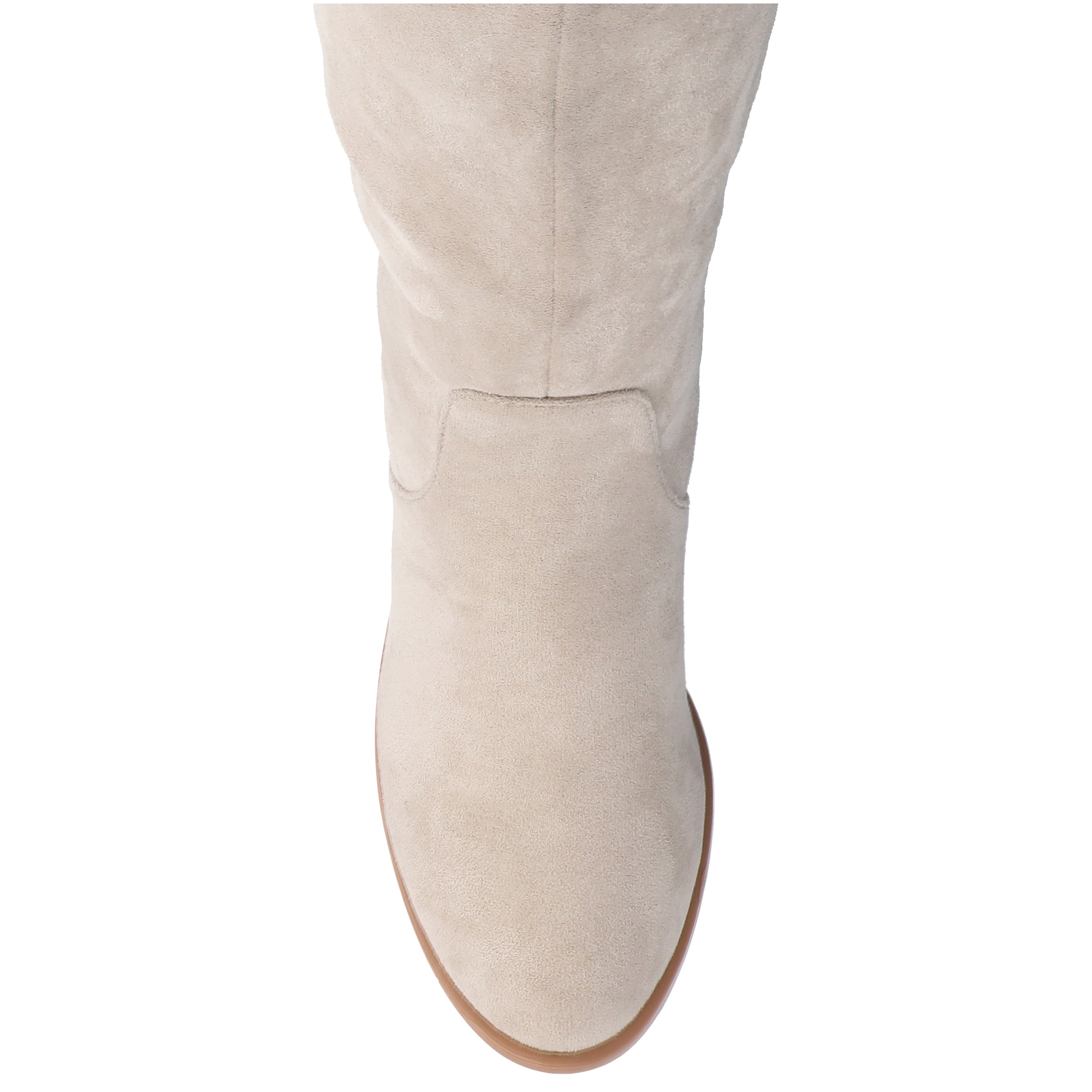 Journee Womens Romilly Tru Comfort Foam Wide Width Wide Calf Stacked Block Heel Round Toe Boots
