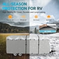 thumbnail image 6 of RV Cover for 27-30FT Travel Trailer, 7-Layers Top Camper Cover with Tongue Jack Cover/Windproof Straps/Gutter Covers and Other Accessories Kit, 6 of 6