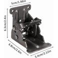 thumbnail image 3 of 2024 Hinged Table Legs 2 Pieces Bed Leg Extension Table Self-locking Hinge Folding Bracket Hinge Folding Work Table With Extended Folding Legs, 3 of 5