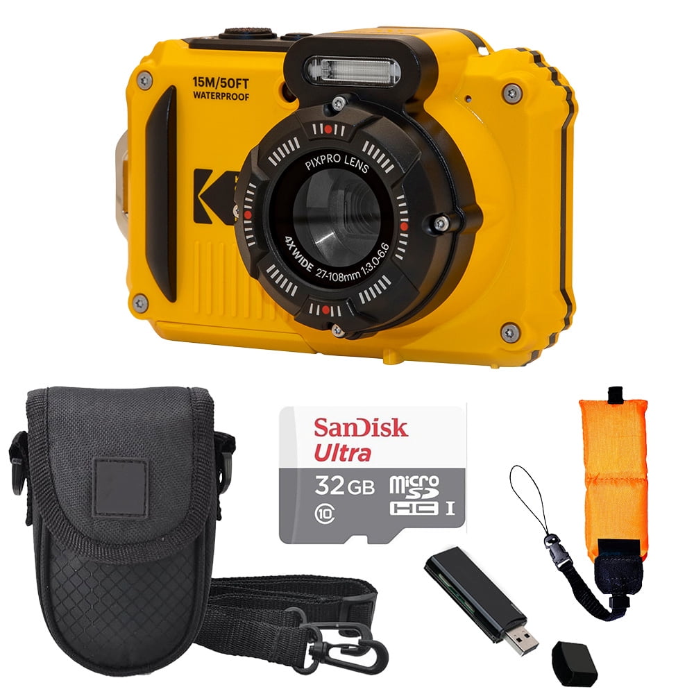 Kodak PIXPRO WPZ2 Digital Camera + Spider Tripod + Case + Foam