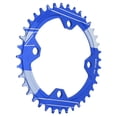 thumbnail image 2 of Lebycle 104mm BCD bicicleta de montaña estrecho ancho de aleación de aluminio 38T estrecho ancho único Chainring38T azul, 2 of 8