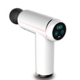 thumbnail image 1 of Soidarity Masajeador de mano de percusión eléctrica recargable para cuello, hombros, músculo, Fitness, herramienta de masaje para mujeres, regalos de masajeadores Blanco Soidarity CE001150-02B, 1 of 6