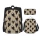 thumbnail image 1 of Balery Cute Black Dog Mochila Escolar 3 en 1 para Niños - Mochila Resistente con Lonchera Térmica y Estuche - Mochila Escolar para Niños y Niñas, 1 of 7