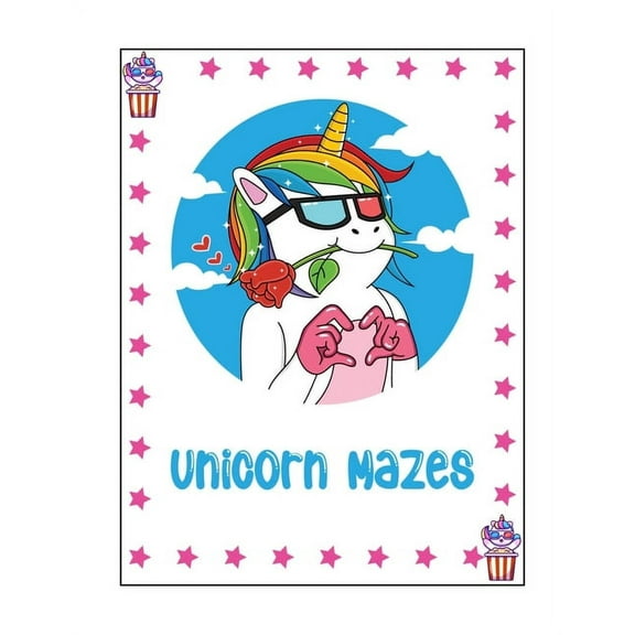 Unicorn Mazes: Unicorn Mazes Book, (Paperback)