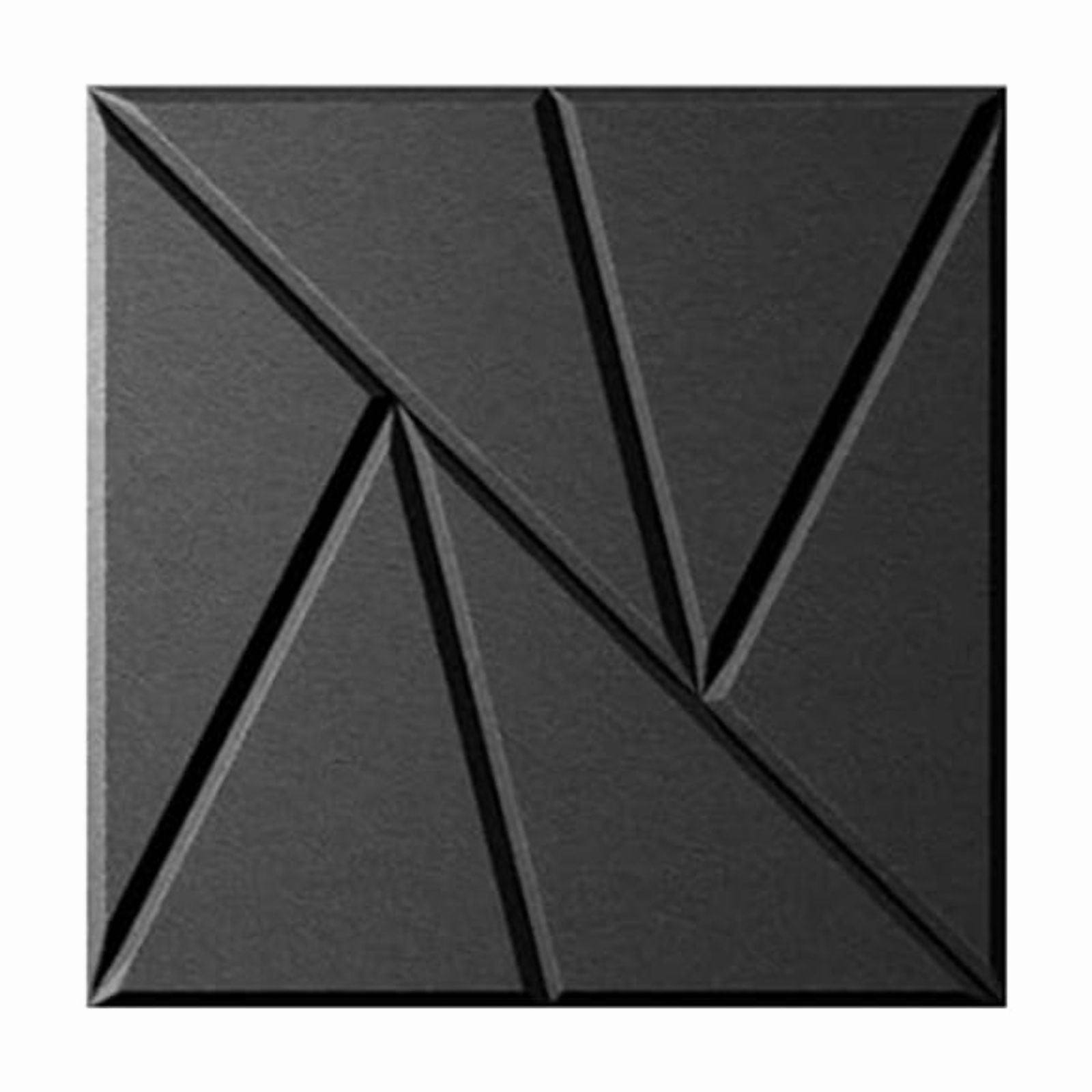 12 Pack Self Adhesive Acoustic Panels 11.8inch X 11.8inch Sound Proof Foam Panels (Black)
