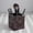Rosso Levanto, variant on Natural Rosso Levanto Marble Square Storage Container for Toothbrush/Makeup Brush/Pens, Countertop Organizer Bathroom