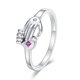 thumbnail image 3 of Anillos para mujer, regalos para mujer, joyería de moda con diamantes que se abren para pareja, 1 pieza de anillo de joyería, 3 of 5