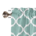 thumbnail image 6 of Cyan Turquoise Morocco Small Curtain Rod Pocket Short Curtains Half Drapes Partition Cabinet Door Window Curtains Home Decor, 6 of 6