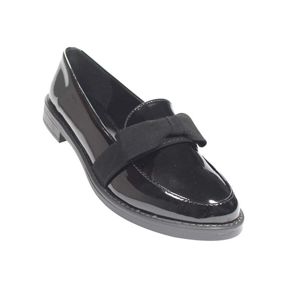 MOCASIN CASUAL LEON MUJER NEGRO CHAROL 20111a LEON 20111ap