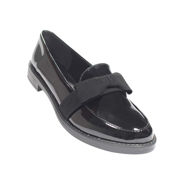 MOCASIN CASUAL LEON MUJER NEGRO CHAROL 20111a LEON 20111ap