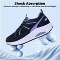 thumbnail image 2 of AiEles Womens Wide Toe Box Walking Shoes with Arch Support, Orthotic Sneakers for Daily Use,Cushioned Tennis Shoes for Plantar Fasciitis Relief, 2 of 6