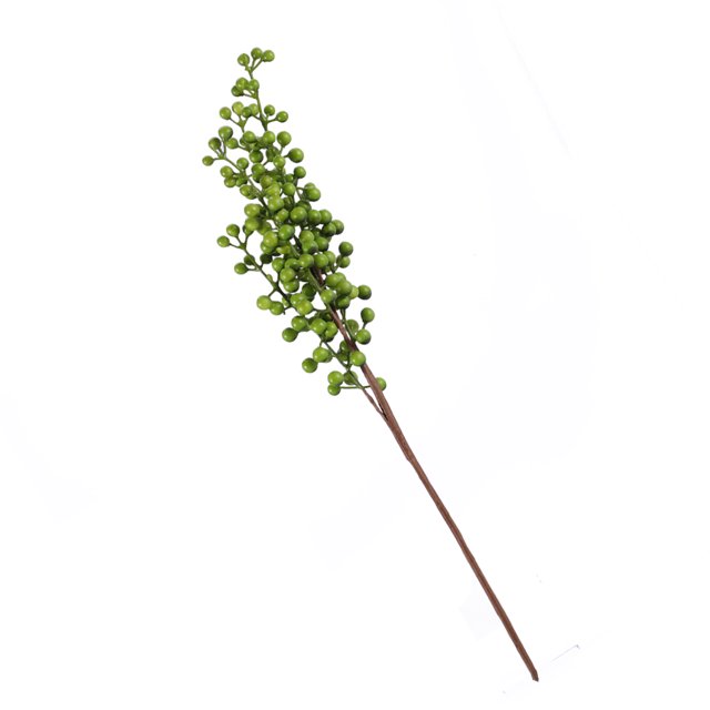 Bearachild Cono de pino Artificial de bayas de Navidad de 5 ramas para decoración de Navidad, rama de árbol de pino Artificial de flor falsa, decoración Decoración Verde Bearachild HA002326-04