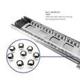 thumbnail image 4 of 6 Pairs of 20 Inch Hardware 3-Section Full Extension Ball Bearing Side Mount Drawer Slides,100 LB capacity Drawer Slide, 4 of 4