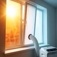 thumbnail image 6 of Portable AC Window Seal Kit with Elastic Hose Sleeve for Sliding Windows, Mobile Air Conditioner Exhaust Vent Cover, Waterproof Cooling Panel, 6 of 7